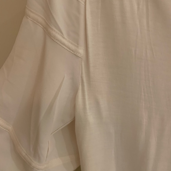 LOFT ivory short bell sleeve blouse - Picture 6 of 6